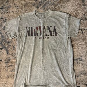 Stonewash nirvana tee